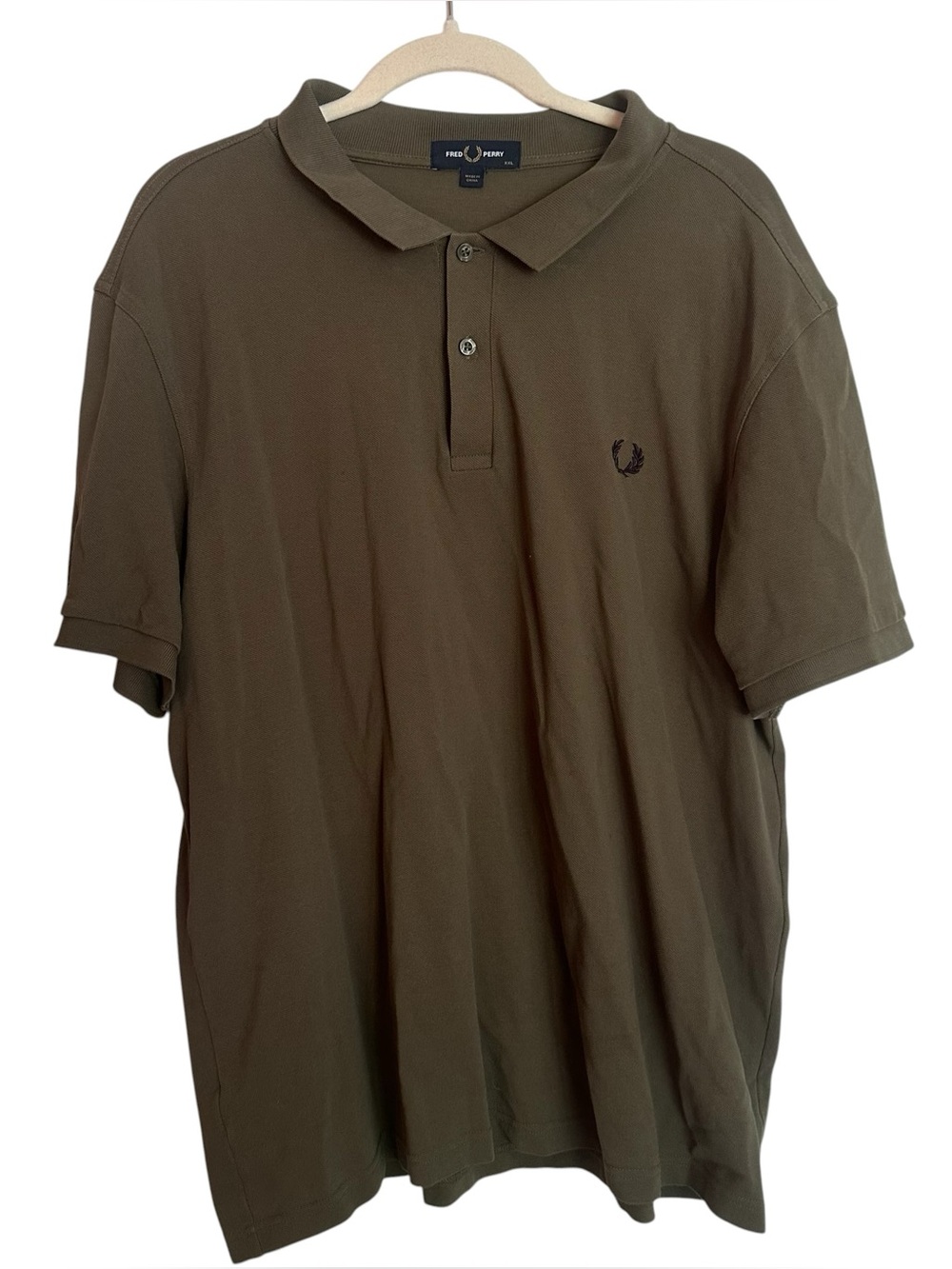 Olive Green Fred Perry Polo 2X M6000